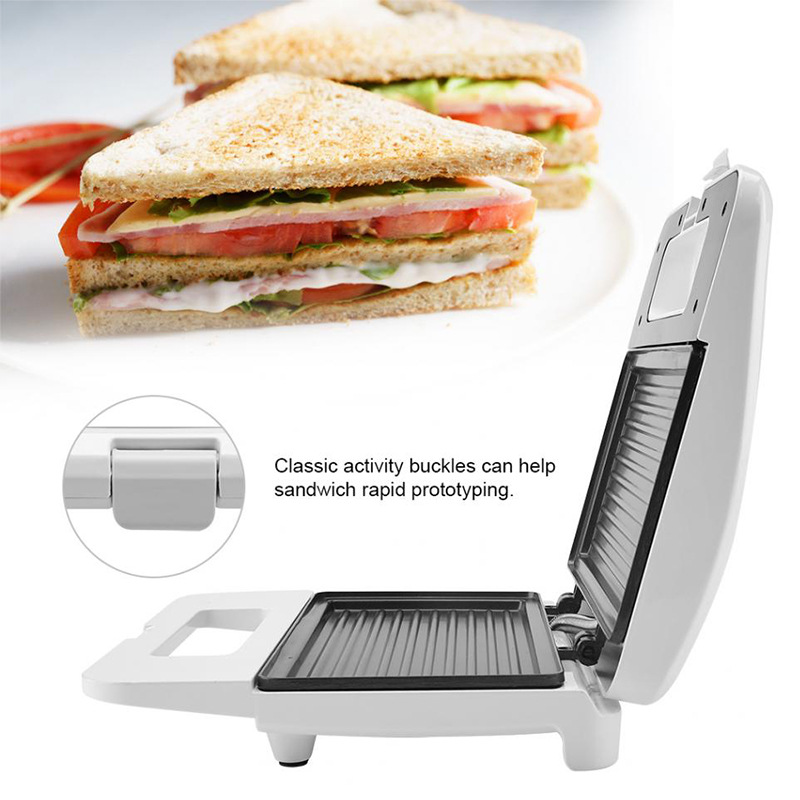 Cross-border SOKANY802 Sandwich machine, White sandwich machine, morning machine, Bread machine, Panini details Picture