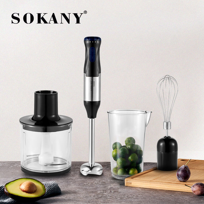 SOKANY1711-4手持式手提搅拌棒辅食粉碎棒手提搅拌器打蛋器轮组