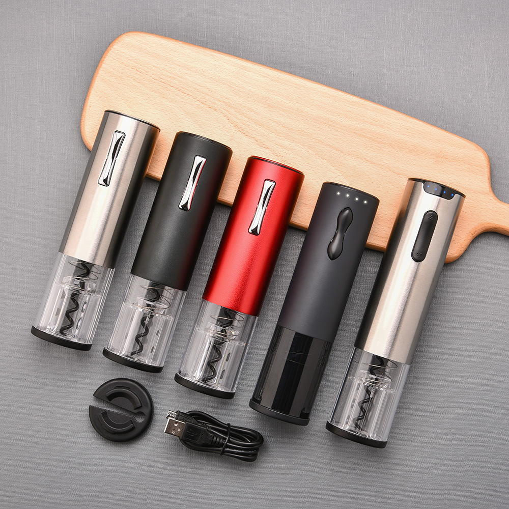 Factory direct supply for cross-border domestic sales USB red wine electric bottle opener, stainless steel rechargeable electric bottle opener Application Scenario