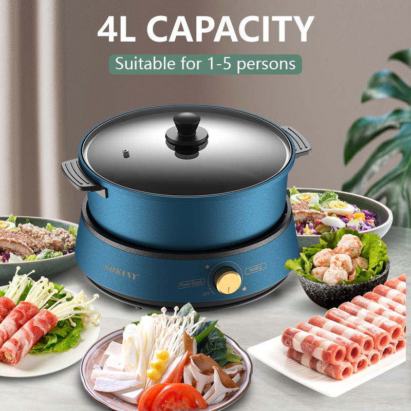 Cross-border SOKANY 2006 Electric hot pot, steamer and Hot pot multi-functional Item Picture