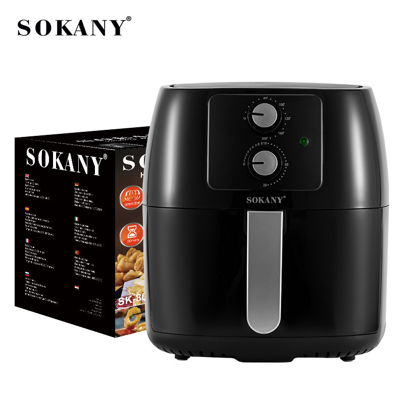 Cross-border SOKANY8017 air fryer, home fried chicken, French fries, chicken fillets, fully automatic, multi-functional, large capacity Item Picture