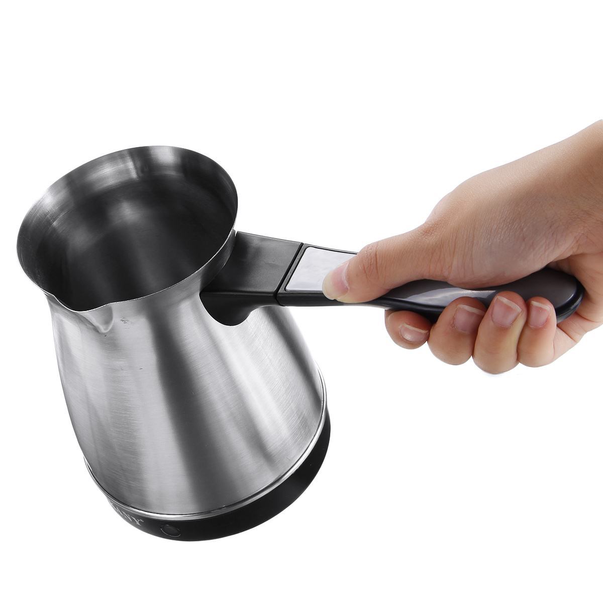 SOKANY214 Turkish coffee pot electric kettle for brewing yellow wine and hot milk tea, eco-friendly stainless steel coffee pot kettle Specification image