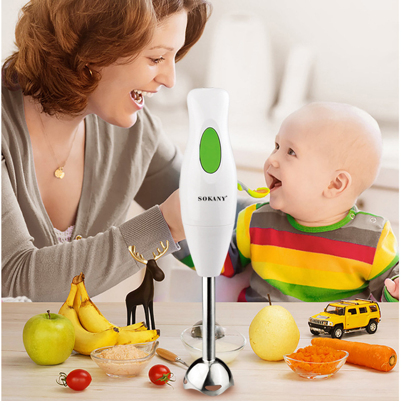 Cross-border SOKANY1800 cooking stick baby food maker, hand-held electric multi-functional household blender details Picture