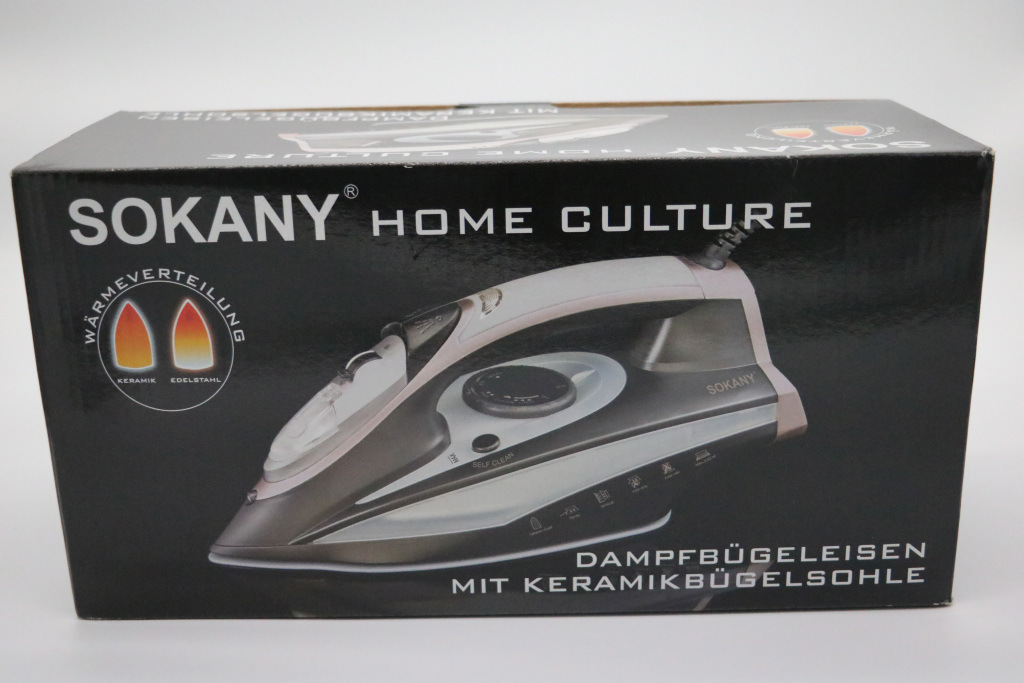 Cross-border SOKANY2053 Electric iron, Household steam iron, handheld electric iron, dry and wet dual-purpose ironing for clothes, foreign trade Item Picture