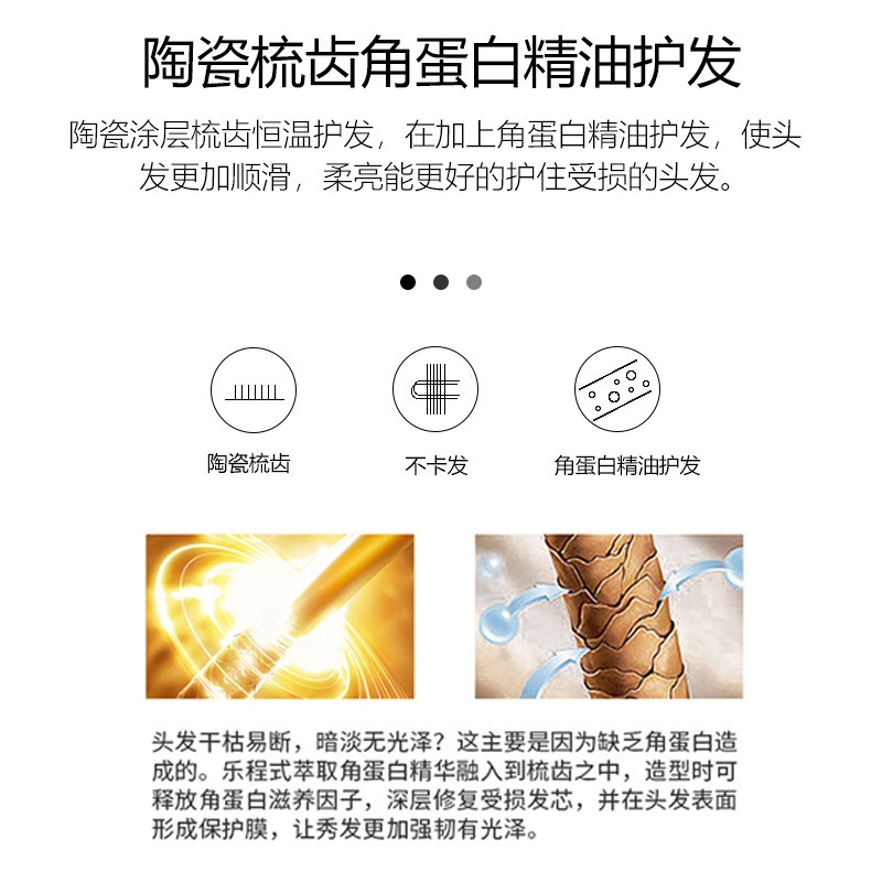 Cross-border foreign trade SOKANY1030I hair straightening comb, electric hair straightening device, hair styling comb, negative ion nine-speed temperature adjustment Application Scenario