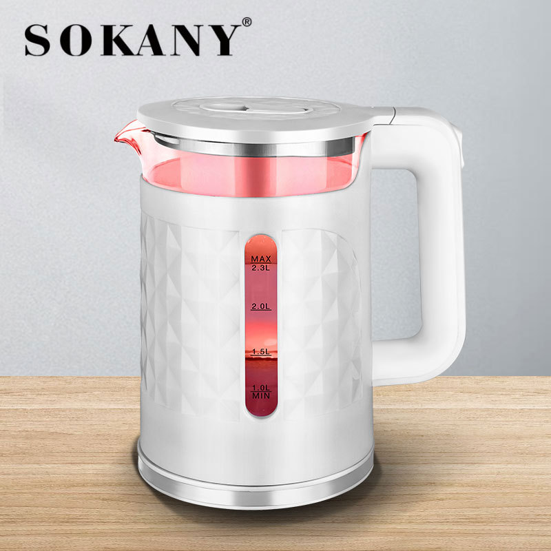 Cross-border SOKANY1028 water kettle in stock, European standard automatic constant-temperature water kettle, new household automatic power-off water kettle
