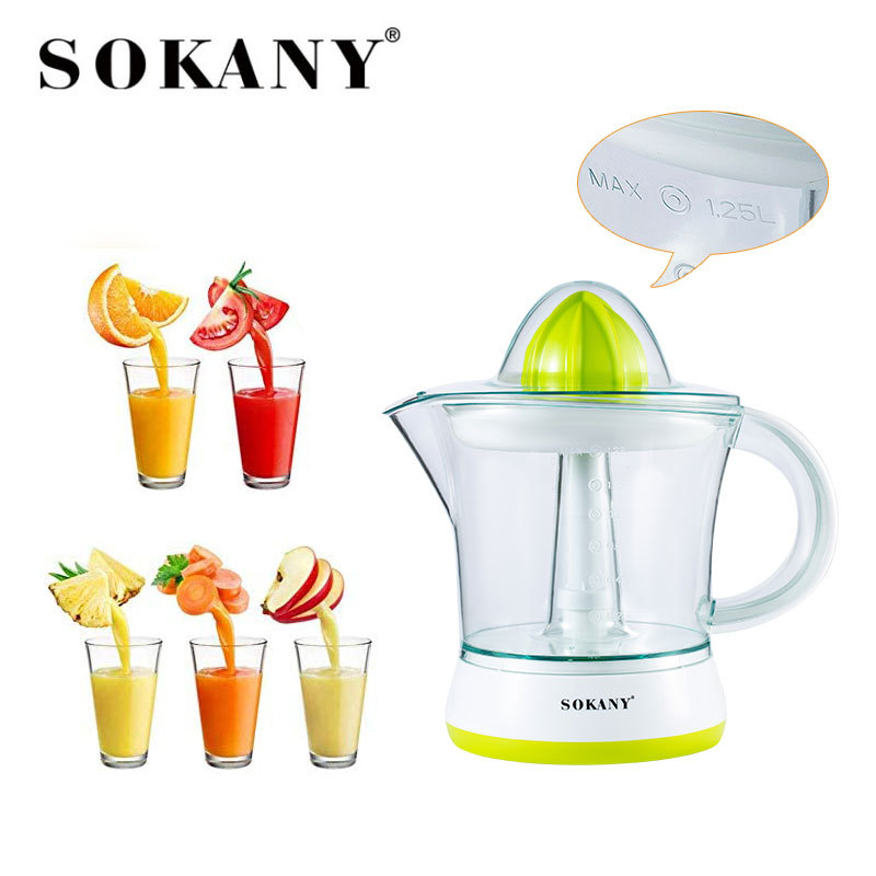 عصير البرتقال عبر الحدود Sokany603b معصرة كهربائية محمولة لعصير البرتقال، عصير عصير البرتقال البرتقال Item Picture