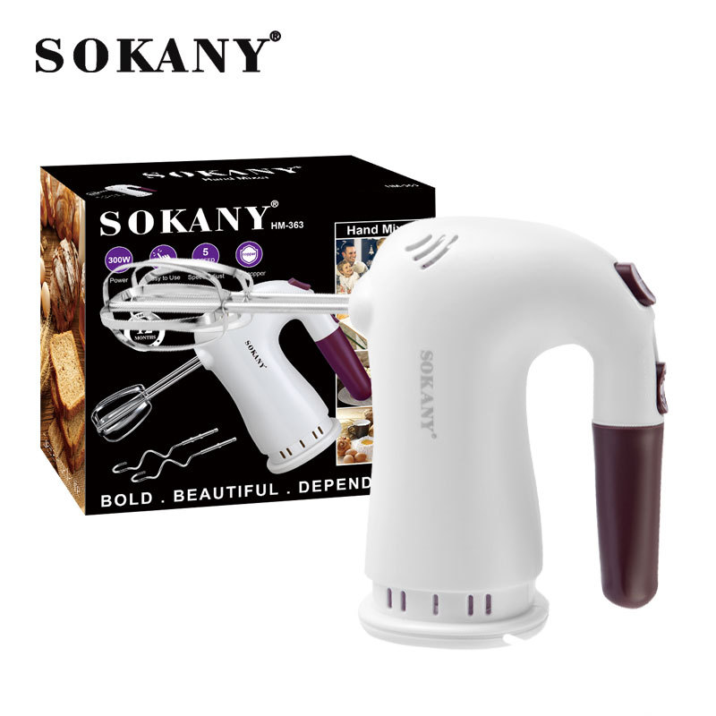 Cross-border SOKANY363 Household handheld electric egg beater, cream whiping mixer, small baking batter Item Picture