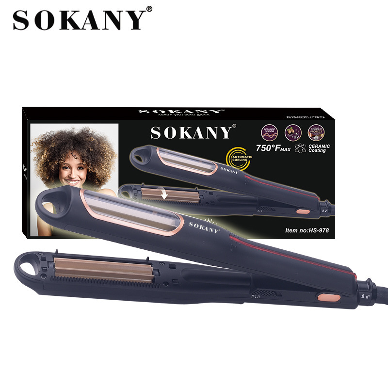 Cross-border SOKANY978 fully automatic styling electrical appliance, automatic curling, wool curling iron, curling iron, corn curling