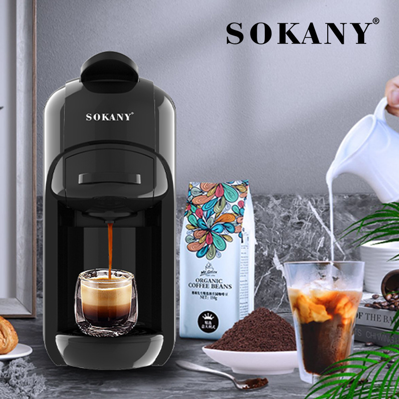 Cross-border foreign trade SOKANY516 Italian capsule coffee machine Portable office small household coffee pot details Picture