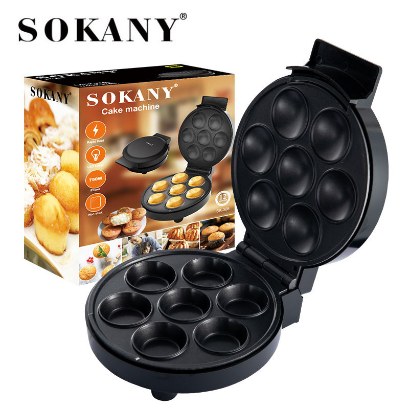 Cross-border SOKANY 308 European standard bread machine, Sandwich machine, Waffle home light food machine, multi-functional breakfast toaster Application Scenario