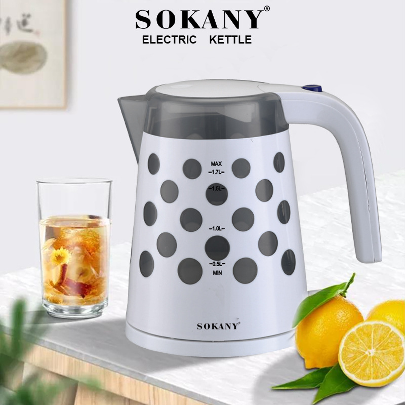 Cross-border SOKANY1621 household low-noise electric kettle in European standard stock