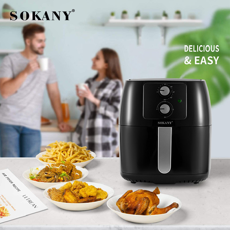 Cross-border SOKANY8017 air fryer, home fried chicken, French fries, chicken fillets, fully automatic, multi-functional, large capacity details Picture