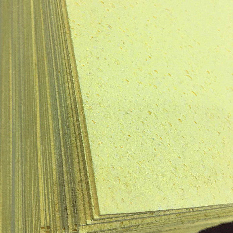 Wholesale water-absorbing yellow wood pulp sponge 5mm degradable honeycomb packaging sponge sheet water-absorbing sponge Item Picture
