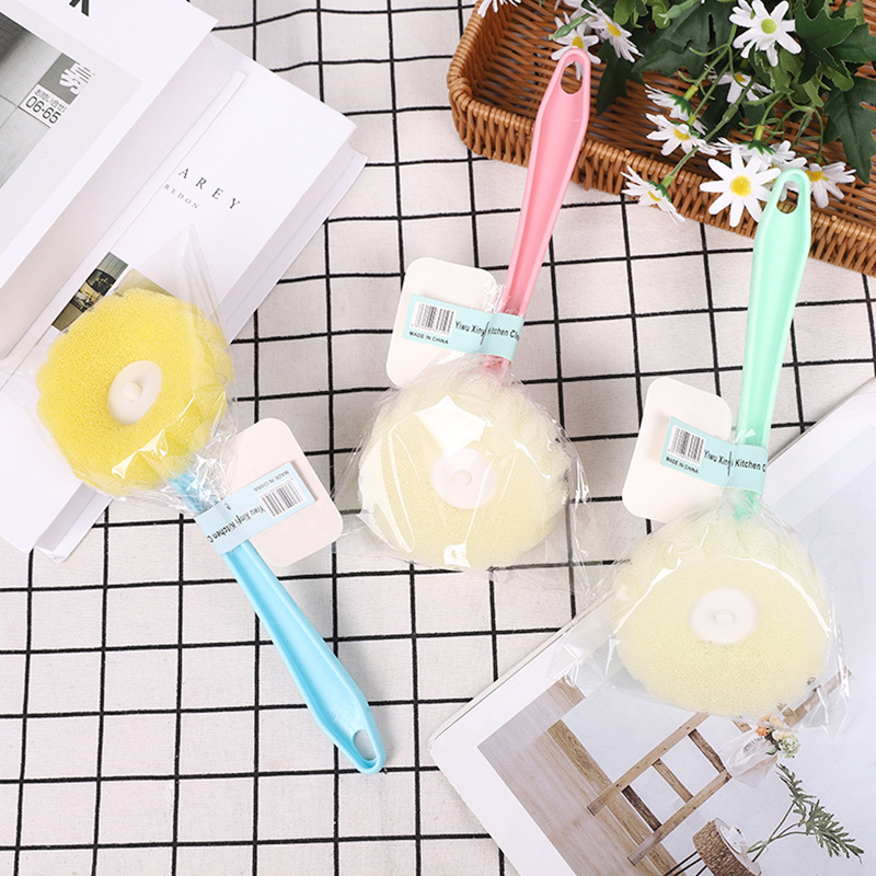 Home non-stick pan brush, kitchen cleaning, long-handled pan brush, long-handled dishwashing brush, direct supply from the manufacturer details Picture