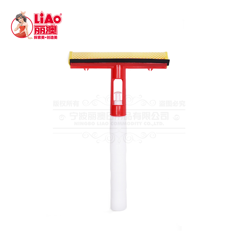 丽澳/LIAO 8寸两用喷水窗刮便携办公擦窗器玻璃瓷砖清洁器批发
