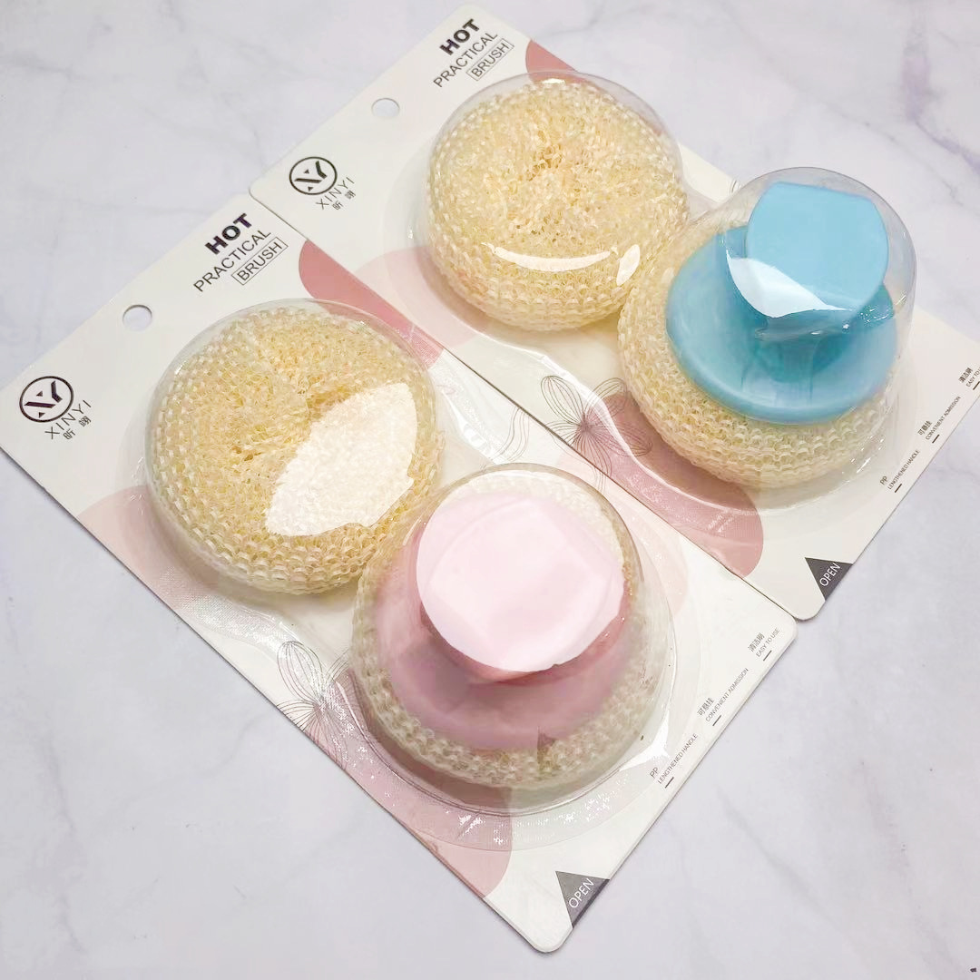 Cleaning balls, pot and bowl brushes with handles, card suction packaging, two-yuan store supply, stainless steel dishwashing balls, factory direct sales Application Scenario