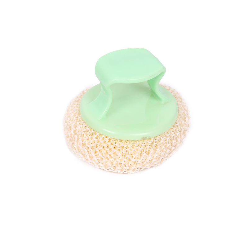 Cleaning balls, pot and bowl brushes with handles, card suction packaging, two-yuan store supply, stainless steel dishwashing balls, factory direct sales Item Picture