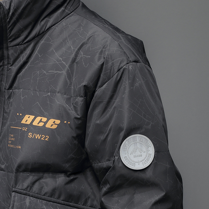 2021 winter thickened short couple down jackets, men's and women's workwear camouflage coats, warm stand-up collar down jackets, white duck down Application Scenario