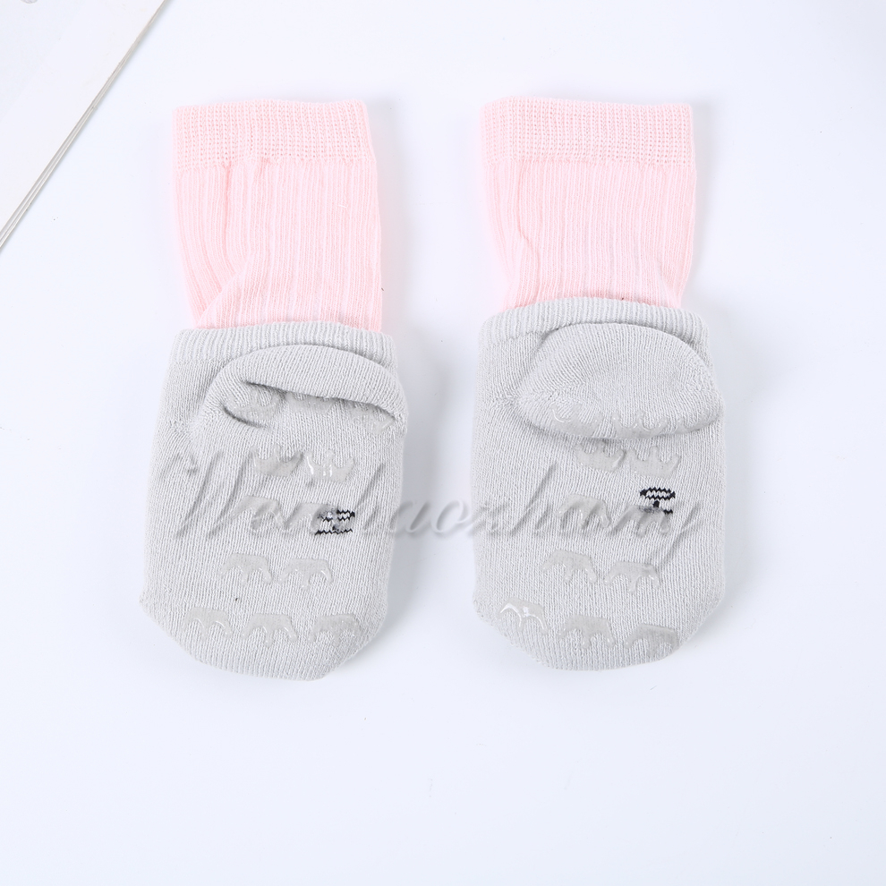 Winter indoor baby learning to walk, cool off soft-soled baby sock set, cartoon-style cotton sock floor sock set Specification image