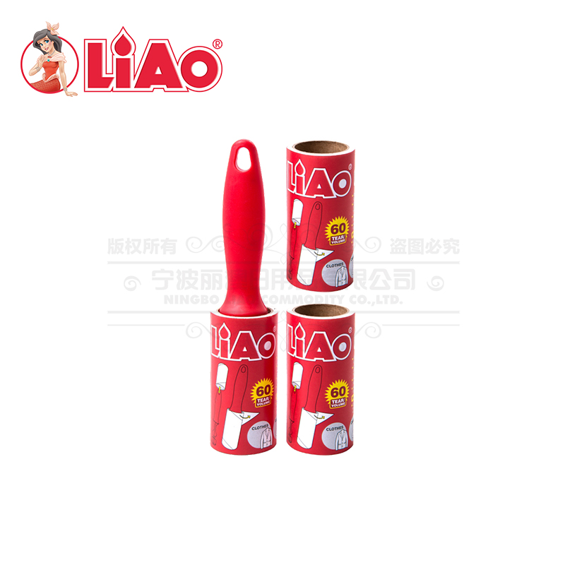 Removable bristle remover manufacturer wholesale 60-tear bristle paper portable clothing dust removal bristle brush roller hair suction device