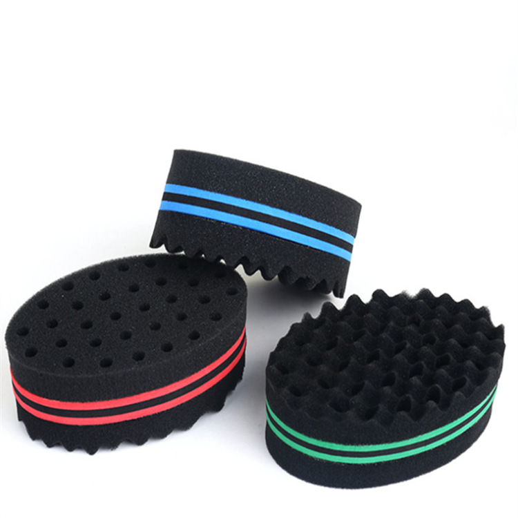 Elliptical double-sided perforated curling cotton with shaped sponge on both sides 145*95*55MM Application Scenario