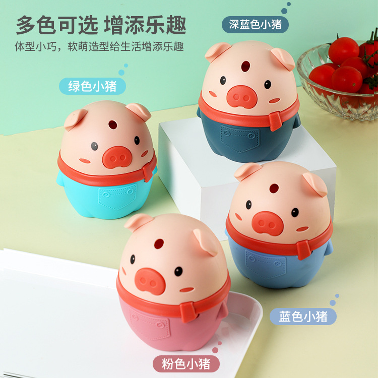 Creative push-type toothpick box, home cute cartoon toothpick cylinder, automatic pop-up toothpick can, toothpick bottle wholesale details Picture