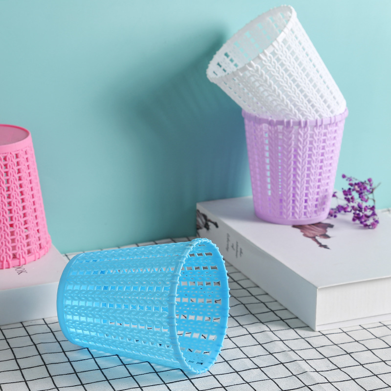 办公室小号废纸篓书桌杂物收纳清洁迷你垃圾桶卧室简约桌面垃圾桶