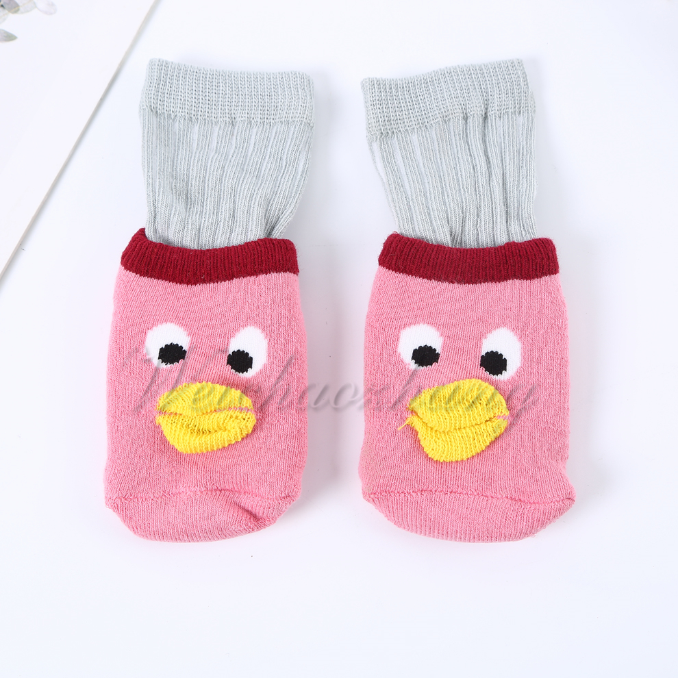 Children's plain cotton socks floor sock set, winter indoor baby learning to walk, cool off soft-soled baby sock set