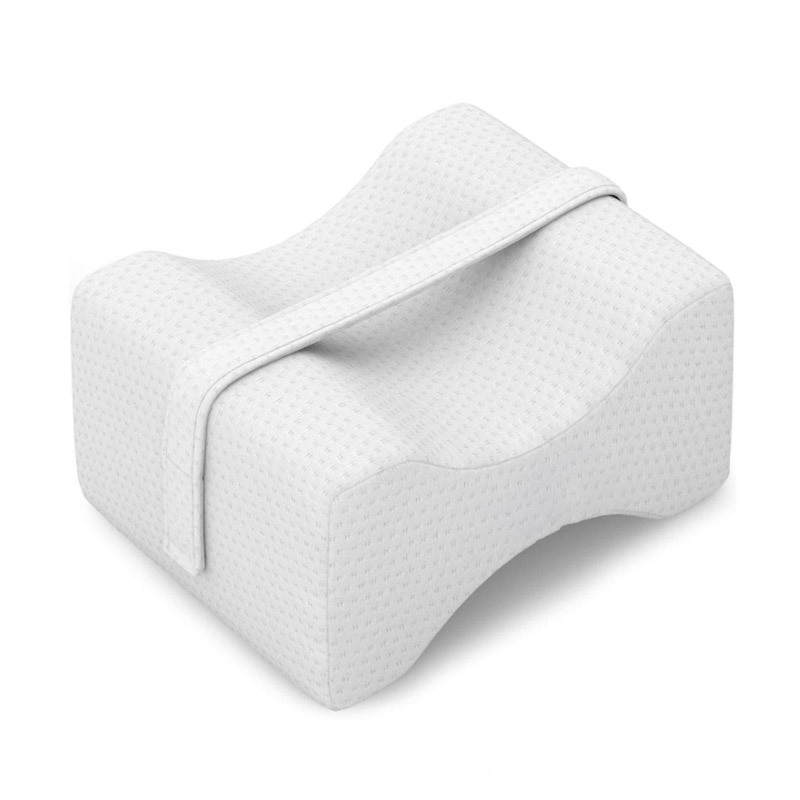 Leg pillow manufacturer: Handle leg pillow, leg pad, slow rebound, memory foam inner core, strap leg pillow, shaping pillow Item Picture