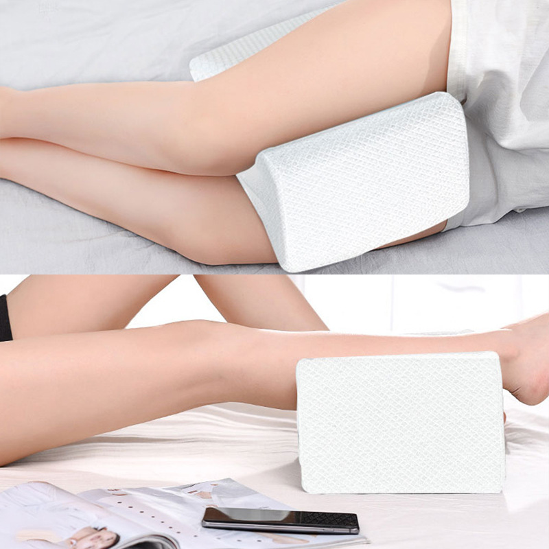 Leg pillow manufacturer: Handle leg pillow, leg pad, slow rebound, memory foam inner core, strap leg pillow, shaping pillow full figure
