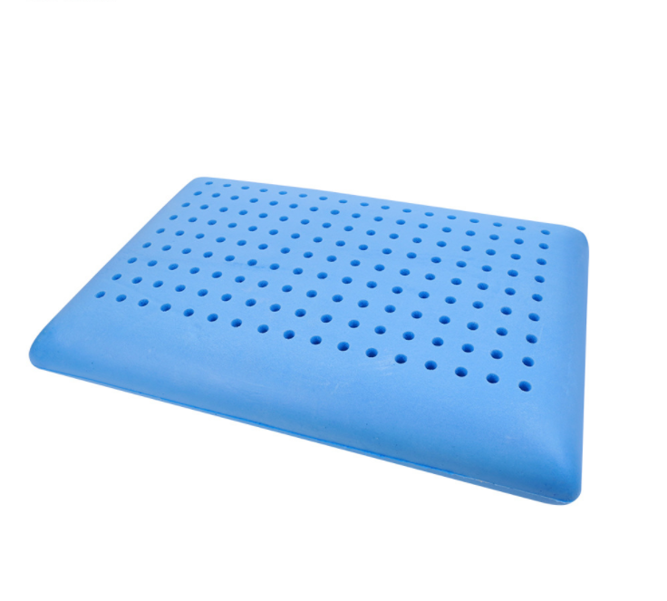 Cross-border rectangular home sleep gel pillow, memory pillow, cervical spine protection pillow, slow rebound adult blue memory pillow Item Picture