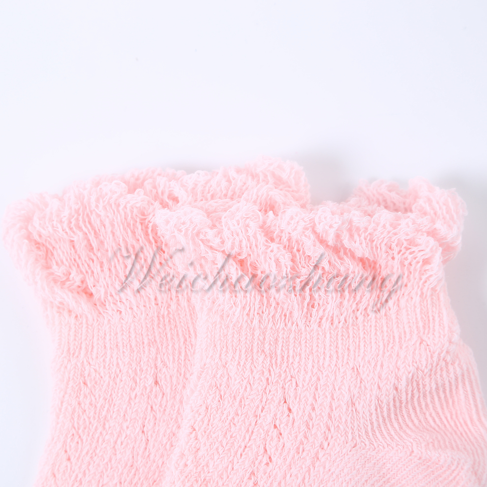 Baby socks, thin and breathable for spring and autumn, children, babies, infants and girls, elastic and non-constricting, mesh and ruffled edge socks Application Scenario