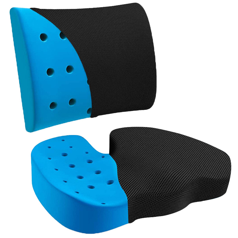 Cross-border breathable mesh fabric seat cushion waist support, suitable for all four seasons in the car office, direct sales from the manufacturer Cross-border breathable mesh fabric seat cushion waist support, suitable for all four seasons in the car office, direct sales from the manufacturer