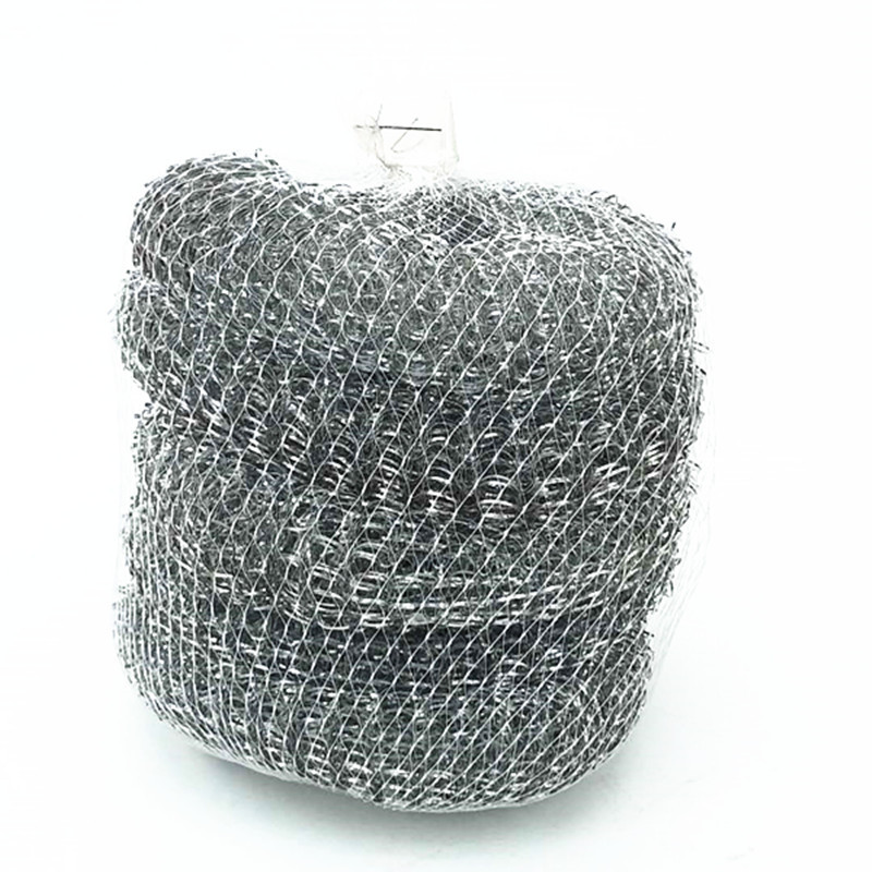 Factory direct sales of steel wool ball mesh bags, 5 cleaning balls, pot brushes, wholesale two-yuan store supply Application Scenario