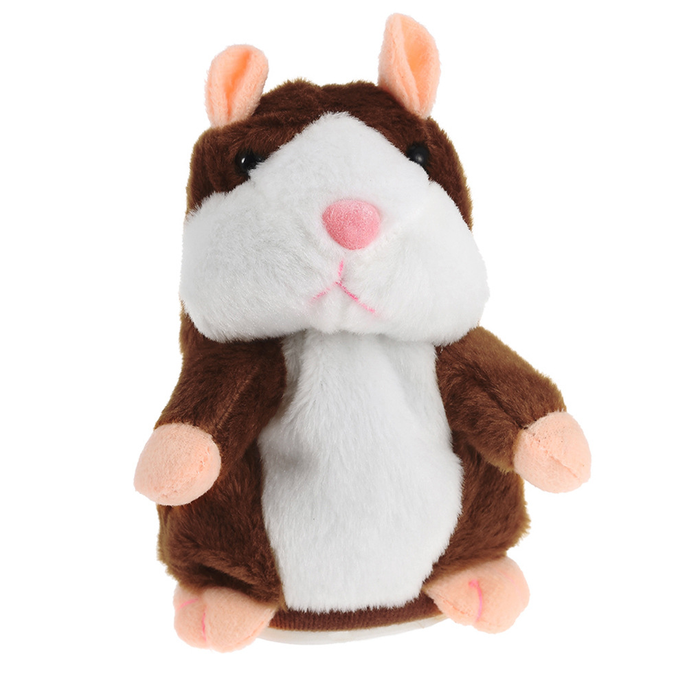 Cross-border best-selling electric hamster that can speak like a human, voice-learning hamster plush toy electric toy manufacturer Specification image