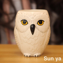 Hot selling owl mug creative ceramic mug water mug