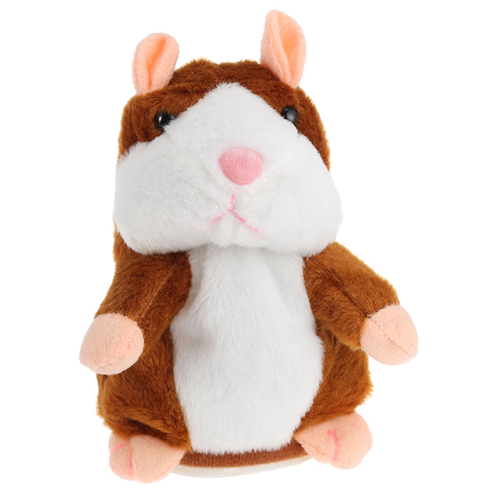 Cross-border best-selling electric hamster that can speak like a human, voice-learning hamster plush toy electric toy manufacturer details Picture