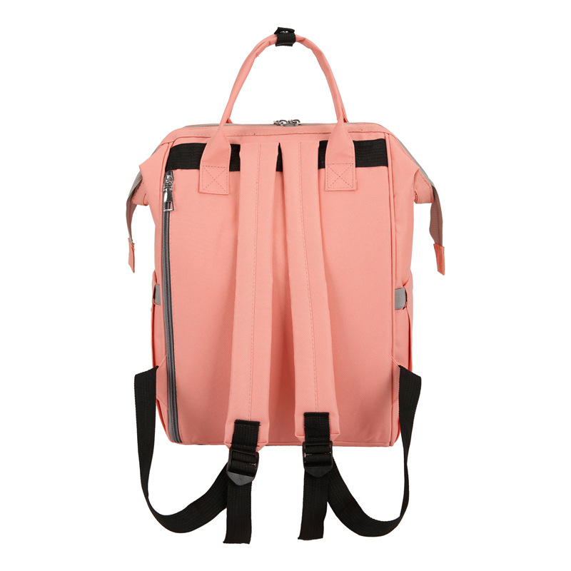 Baigou Factory's Mommy Bag, Bear style, double-shoulder mother and baby bag wholesale, waterproof, large-capacity baby bottle, diaper bag, Mommy Bag details Picture