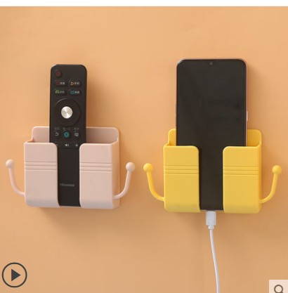 Original wall-mounted remote control, TV, air conditioner remote control panel, storage box, bedside mobile phone charging stand, storage rack details Picture