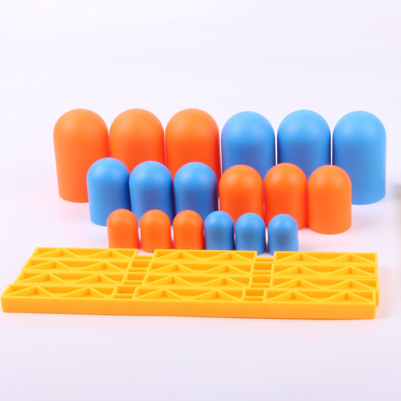 The Big Eating Little Three-link game "Qiji Lianlian" parent-child interactive tabletop game "Gobblet Gobblers ht" Specification drawing