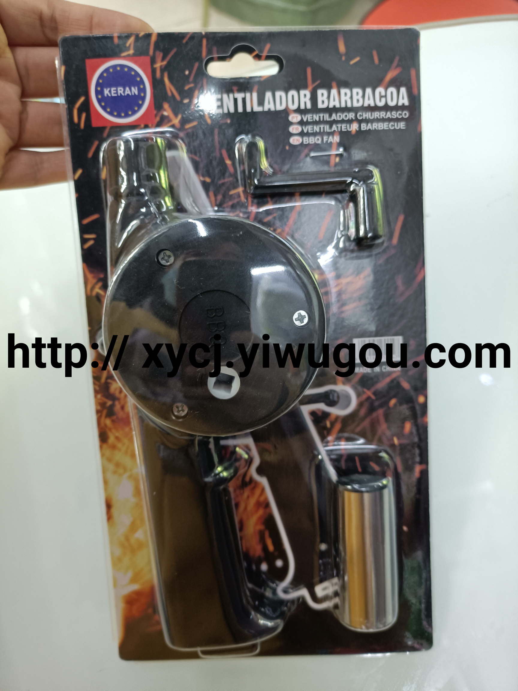 Hand blower Manual outdoor barbecue hair dryer Small mini tools picnic camping fire accessories