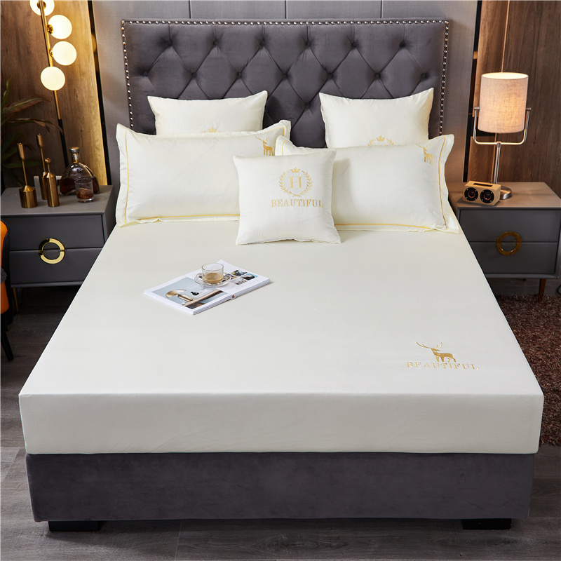 2021 Single item: Pure cotton bed cover 60 long-staple cotton bed cover, all-season universal bedspread, mattress protection cover, bed sheet Application Scenario