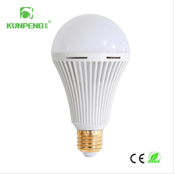 LED emergency bulb lights up when exposed to water. The bulb can be lit when held in hand. Power-off bulb lamp constant current charging emergency bulb lamp