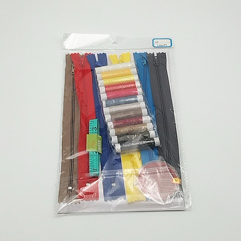 爆款旅游方便携带12色家用缝纫线套装手工缝衣服线/涤纶线/软尺
