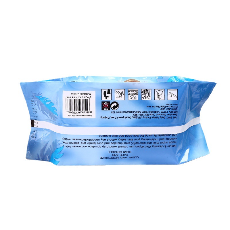 Wholesale 80-pack wet wipes for infants and toddlers, hand and mouth cleaning, baby hygiene care, disposable children's wet wipes Item Picture