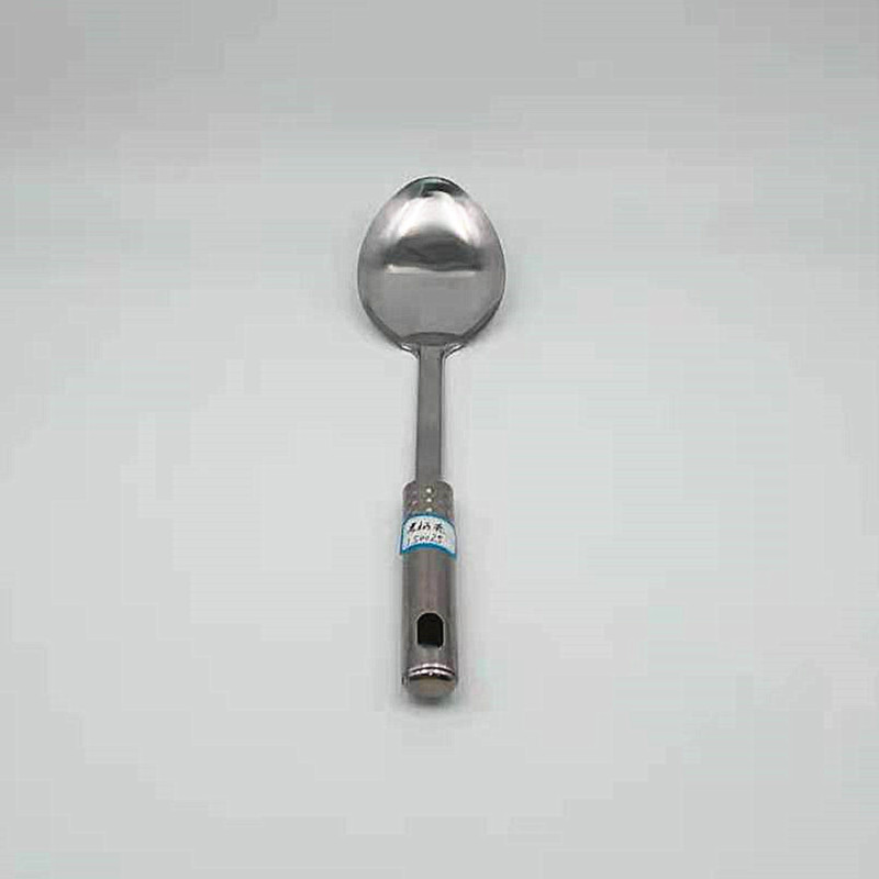 Best-selling household multi-functional stainless steel colored handle long rice spoon, long spoon kitchenware, spoon kitchenware Item Picture