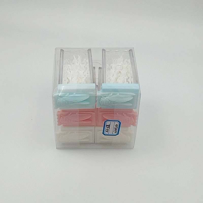 Best-selling disposable portable box dental floss, flip-top family set, bow-shaped smooth and safe for teeth cleaning, high molecular cartoon set details Picture