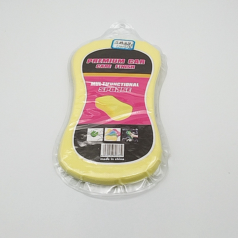 爆款多功能工字洗车海绵压缩海绵 海藻绵 起坑海绵 蜂窝式海藻绵