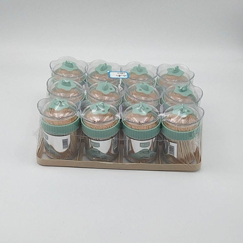 Internet-famous best-selling transparent cap premium disposable toothpicks, toothpick boxes, toothpick cans, toothpick bottles, toothpick holders